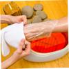 200pcs one-Off Foot Cover Clear Plastic Disposable Booties Disposable Foot Cover Film Foot Cover Transparent Foot Covers Disposable Disposable Foot Bags Massage Sock view 4