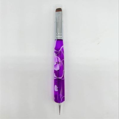 Spontaneous Beauty Premium Kolinsky French Brush (Size 10 with Dotting Tool, Acrylic Handle)