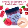 Bath and Body Spa Gift Set For Women - Relaxing Salt Bath Bombs, Natural Cold Process Soap, Organic Raspberry Face Scrub - Beautiful Pink Polka Dot Box - Best Gift for Women, Mother, Mom, Girls, Her view 3