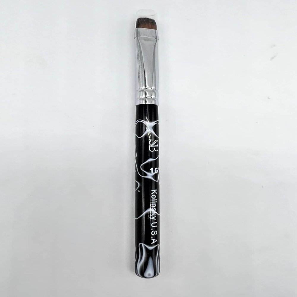 Spontaneous Beauty Premium Kolinsky French Brush (Size 16, Acrylic Handle)