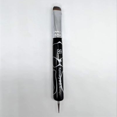 Spontaneous Beauty Premium Kolinsky French Brush (Size 16 with Dotting Tool, Acrylic Handle)