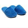 Arus Men's Cotton Slippers Turkish Terry Cloth for Spa and Bath Royal Blue Medium view 1