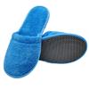 Arus Men's Cotton Slippers Turkish Terry Cloth for Spa and Bath Royal Blue Medium view 2