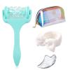 CHOISBEING 5 Pack Ice Roller for Facial Skin Care Tools Body Massage Pain Puffiness Relief Cooling Face Roller with Gift Bag (Green) view 1