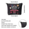 WCGXKO Nurse Gift Nurse Cosmetics Gift Nursing School Survival kit Gift for RN CNA LPV BSN LVP (NURSING SCHOOL black) view 2
