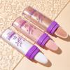 minkissy 3pcs Highlight Pat Powder Polvos De Maquillaje Women Body Highlighter Makeup Highlighter Stick Makeup s for Face Glitter for The Face Stick Plastic view 3