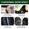 lymznus Natural Black Hair Color Shampoo for Gray Coverage, 3 in 1 Herbal Hair Shampoo for Women and Men, 500ML view 3