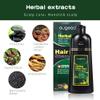 lymznus Natural Black Hair Color Shampoo for Gray Coverage, 3 in 1 Herbal Hair Shampoo for Women and Men, 500ML view 4