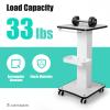 Beauty Salon Trolley Cart, Salon Spa Rolling Trolley Stand Mobile Cart with Wheel, Salon Beauty Mobile Cart Beauty Instrument Storage Tray view 4