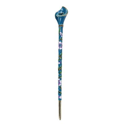 Beaupretty Retro Hairpin Vintage Cloisonne Hair Stick Decorative Hair Accessory Stylish Hairpin
