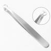 COHEALI 1pc Stainless Steel Nasal Hair Trimming Tool Round Ergonomic Design for Easy Use Essential Grooming Tool for Men and Women Nasal Hair Tweezer view 3