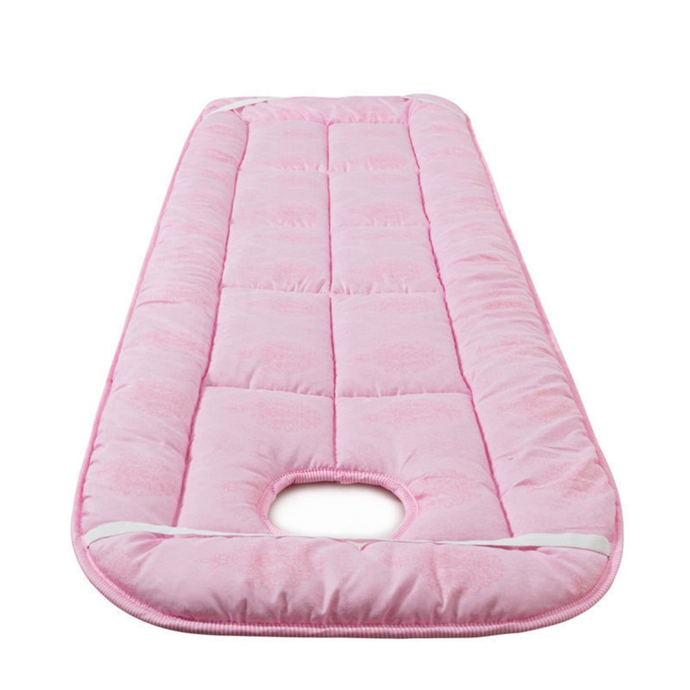 ZYFAB Massage Beauty Bed Mattress Topper Non-Slip Thick Beauty Salon Mattress Protector Quilted Folding Sleeping mat,B,60 * 190cm