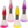 Beavorty 4pcs Nail Dust Brushes Cosmetic Makeup Brushes for Nail Art Cleaning Skin-friendly Design for Home and Travel Use view 1