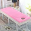 ZYFAB Spa Massage Table Pad,Lambswool Beauty Mattress Topper with Holes Soft Thick Beauty Salon Mattress Protector Non-Slip Roll Up Sleeping Pads,Pink,70 * 190cm view 1