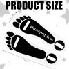 Nuenen 120 Pairs Spray Tan Feet Pads Protectors Disposable Adhesive Spray Tanning Pads Sticky for Sunless Spray Tanning Lasting Tent Protect Foot, 240 Feet view 2