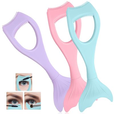3Pcs Mascara Shield Applicator Guard, Makeup Lash Applicator Eyelash Tool, Silicone Eyelash Tool Upper Lower Eye Lash Mascara Guard Applicator