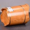 QQXX Solid Wood Foot Bath Bucket with Lid,Wooden Foot Tub for Soaking Feet,Healthy Pedicure Bowl Foot Care Spa Pedicure Barrels,Deep Foot Bath Basin Foot Soak Tub(40x40cm(16x16inch), Brown) view 3