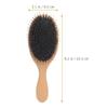 minkissy Boar Bristle Brush for Women Hair Styling Comb for Hair Types Gentle Detangling Portable and Lightweight Design for Salon and Personal Use view 2
