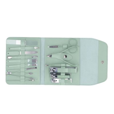 16 Pcs Manicure Set Portable Beauty Pliers Eyebrow Scissors Beauty Pliers, Horizontal Eyebrow Clips for Travel Home