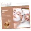 MAGICLULU 1 Set Facial Mask Mixing Bowl Skin Care Mask Bowl Wood Face Mask Mixing Bowl Set for Lady Women view 2