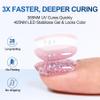 L'UGX 56W UV LED Nail Lamp Nail Dryer for Gel Polish, UV Light Curing Lamp with 4 Timer, Perfect for Manicure and Pedicure view 3