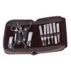 11Pcs Per Set Portable Stainless Steel Manicure Set with A Convenient Storage Bag for Finger Nail Toenail Ear view 2