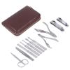 11Pcs Per Set Portable Stainless Steel Manicure Set with A Convenient Storage Bag for Finger Nail Toenail Ear view 3