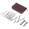 11Pcs Per Set Portable Stainless Steel Manicure Set with A Convenient Storage Bag for Finger Nail Toenail Ear view 4