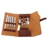 10 Pcs Manicure Set Nail Clippers Eyebrow Scissors Earpick Nipper Medium Nail Clippers, Nail File, Eyebrow Scissors, with Storage Bag view 4