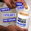 COMPLETE FOR MEN - Hand and Foot Scrub: Exfoliating Feet, Hand Exfoliant, Sugar Scrub for Dry Skin, Moisturizing Rough Skin Remover, Ideal for Hands and Feet Care, Scrub for Men view 4