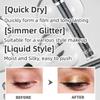 ONarisae Liquid Eyeshadow Glitter Long Lasting Effect Shiny Pigment Eyeshadow Glow Eye Makeup (Black) view 2