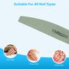 Professional Nail Files Double Sided Emery Board(180/240 Grit) Nail Styling Tools Half Moon/Curved/Diamond Buffer Pet Grooming Tools (1 Pcs) view 3