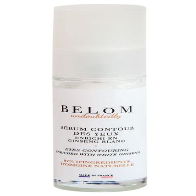Maison du Savon de Marseille  Belom Eye Contour Serum for Men  Hydrates and Reduces The Appearance of Fine Lines and Wrinkles - Enriched with White Ginseng - 1.01 Fl oz