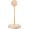 Gadpiparty Wooden Portable Head Bjd Cm Dolls Stand Natural Wooden HaMannequin Head Helmet Holder Display Rack Dolls Wig Stand Wig Storage Rack Holder for Kids view 1