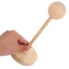 Gadpiparty Wooden Portable Head Bjd Cm Dolls Stand Natural Wooden HaMannequin Head Helmet Holder Display Rack Dolls Wig Stand Wig Storage Rack Holder for Kids view 3