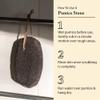 FootFitter Natural Volcanic Pumice Stone for Feet, Deep Exfoliating Scrubber Removes Calluses, Dry Skin, Cracked Heels, and Restores Smoothness view 4