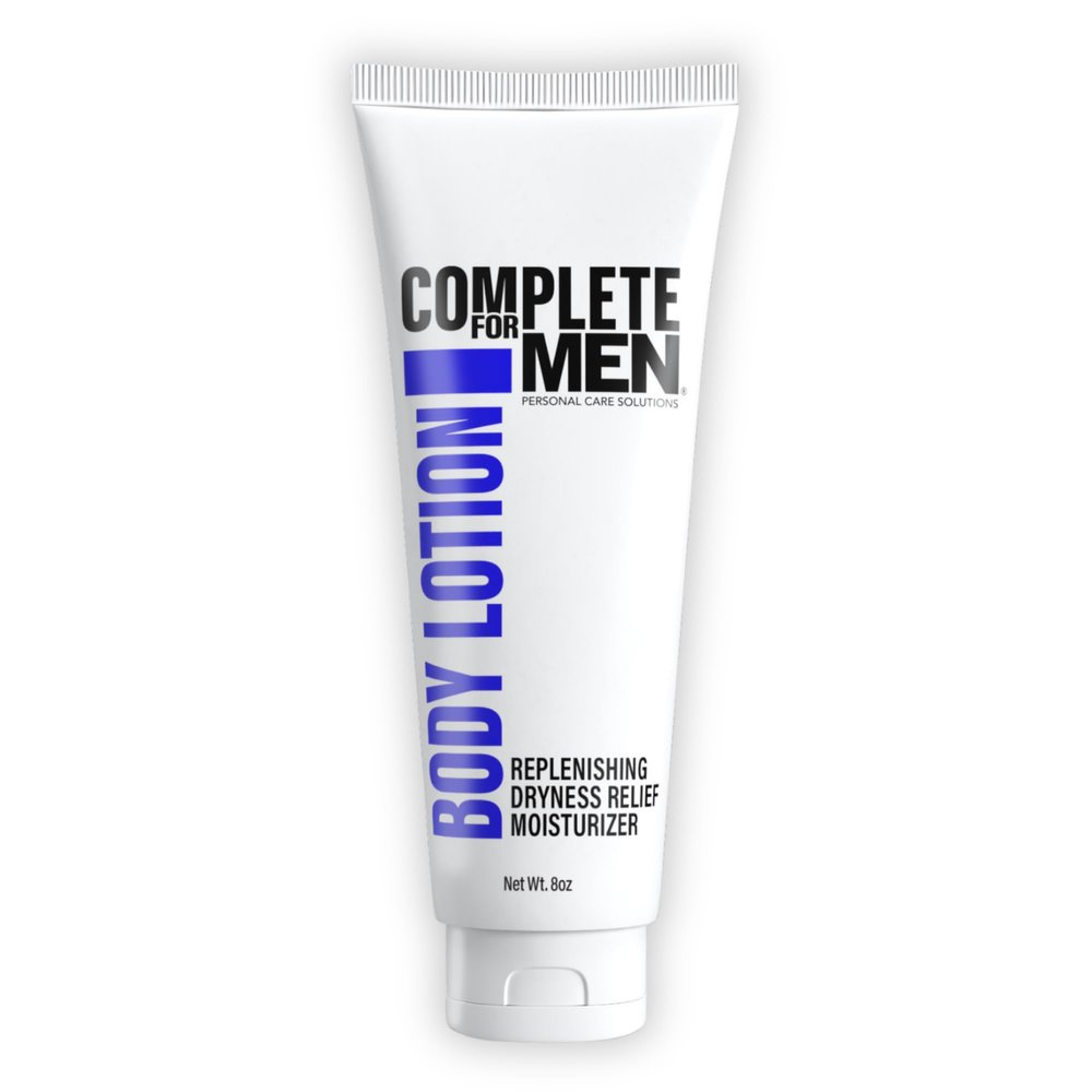 COMPLETE FOR MEN - Body Lotion for Men, for Dry Skin: Non-Greasy Hand & Body Moisturizer with Shea Butter, Aloe Vera, 24 Hour Hydration, Mens Lotion for Dry Skin