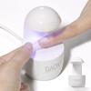 GAOY Mini UV Light for Gel Nails, Small LED Nail Lamp, Fast Curing, White view 1
