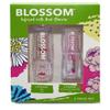 Blossom Moisturizing Scented pH Color Changing 2 pack, Strawberry Scented Crystal Lip Balm (Red), Shimmer Sparkle Lip Stain Tint (Blush), Infused with Real Flowers, 6g, Red/Blush view 1