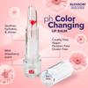 Blossom Moisturizing Scented pH Color Changing 2 pack, Strawberry Scented Crystal Lip Balm (Red), Shimmer Sparkle Lip Stain Tint (Blush), Infused with Real Flowers, 6g, Red/Blush view 4