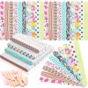 200 Pcs Nail File 150/150 Grit Double Sided Emery Boards Colorful Buffers for Acrylic Nails Polish Manicure Pedicure Tool for Women Girls Fingernail Toenails Buffering Shaping Smoothing view 1
