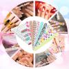 200 Pcs Nail File 150/150 Grit Double Sided Emery Boards Colorful Buffers for Acrylic Nails Polish Manicure Pedicure Tool for Women Girls Fingernail Toenails Buffering Shaping Smoothing view 3