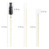 300 PCS Eyelash Extension Supplies Kit Disposable Micro Swab Brush Eyebrow Spoolies Lip Stick Brush Mascara Wand Applicator Makeup Brush Tool(all gold kits) view 2