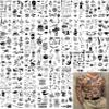 Impressed 48 Sheets Custom Unisex Ignorant Patchwork Temporary Tattoos - Small Semi Permanent Minimalist Black Fake Flash Tattoo for Women and Men - Micro Tiny Adult Hand, Sleeve, Finger Tat for Teens view 2
