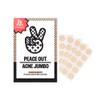 PEACE OUT Acne Healing Dots Helps Clear Blemishes Overnight, Fast Acting Hydrocolloid Pimple Patches for Breakouts with Salicylic Acid, Retinol and Aloe Vera, Award Winning Skincare Solution 40 Count view 1