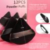 BEAKEY 12pcs Triangle Powder Puffs & Super Soft Makeup Sponge Set of 6 view 3
