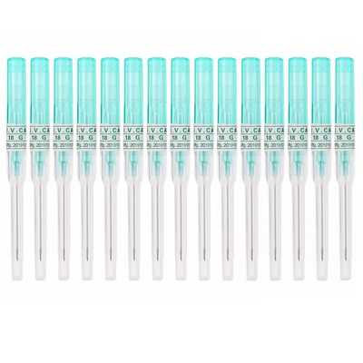 Piercing Needles,15PCS 18G IV Catheter Needles 18 Gauge Disposable Stainless Steel Hollow Body Piercing Needles for Ear Nose Belly Navel Nipple Piercing