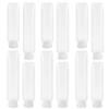 Zerodeko 12pcs Portable Travel Cosmetic Storage Tubes Leak Lotion Bottles for Creams Easy to Squeeze for Travel and Daily Use Transparent Pe Soft Hose Bottles view 1
