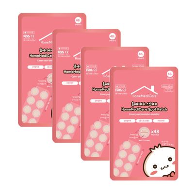 Spot Bean Acne Hydrocolloid Pimple Spot Patch, Double Care, Double Waterproof, Sun Care SPF46 (192 Patches) Made in Korea
