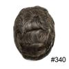 Toupee For Men Swiss Lace Hair System Men Hair Pieces Real Human Hair Units Lace Front Mens Toupee White Gray Hair Replacement Bleached Knots Natural Hairline Black Brown Blonde Men Hair Systems US Stock. (8"X10"-100% Light to Medium Density, 340# 3# view 2